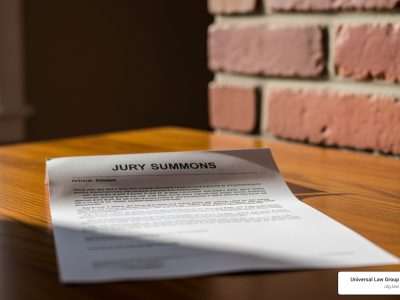 jury summons letter on kitchen table - what happens if you miss jury duty
