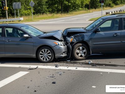 two vehicles in a car accident - is car insurance required