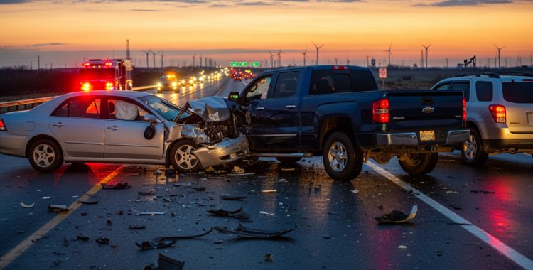car accident scene - what to do after car accident
